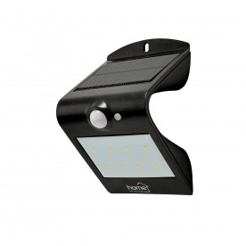 Szolár paneles LED reflektor, mozgásérzékelős, fekete - FLP 2/BK SOLAR
